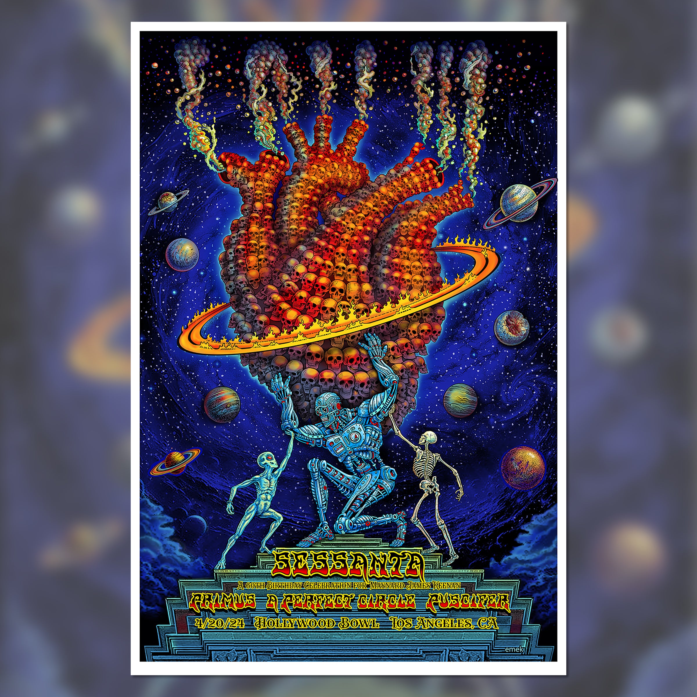 Sessanta Tour Poster '24 Hollywood Bowl
