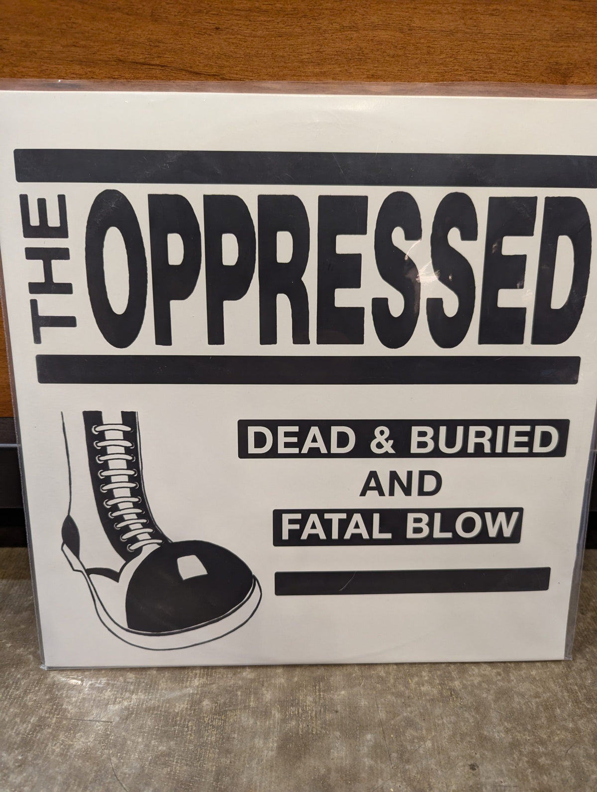 [USED] THE OPPRESSED Dead And Buried LP [MAROON]