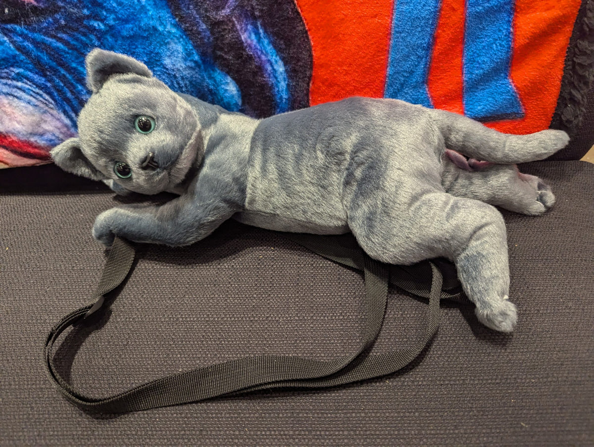 Russian Blue Cat Backpack