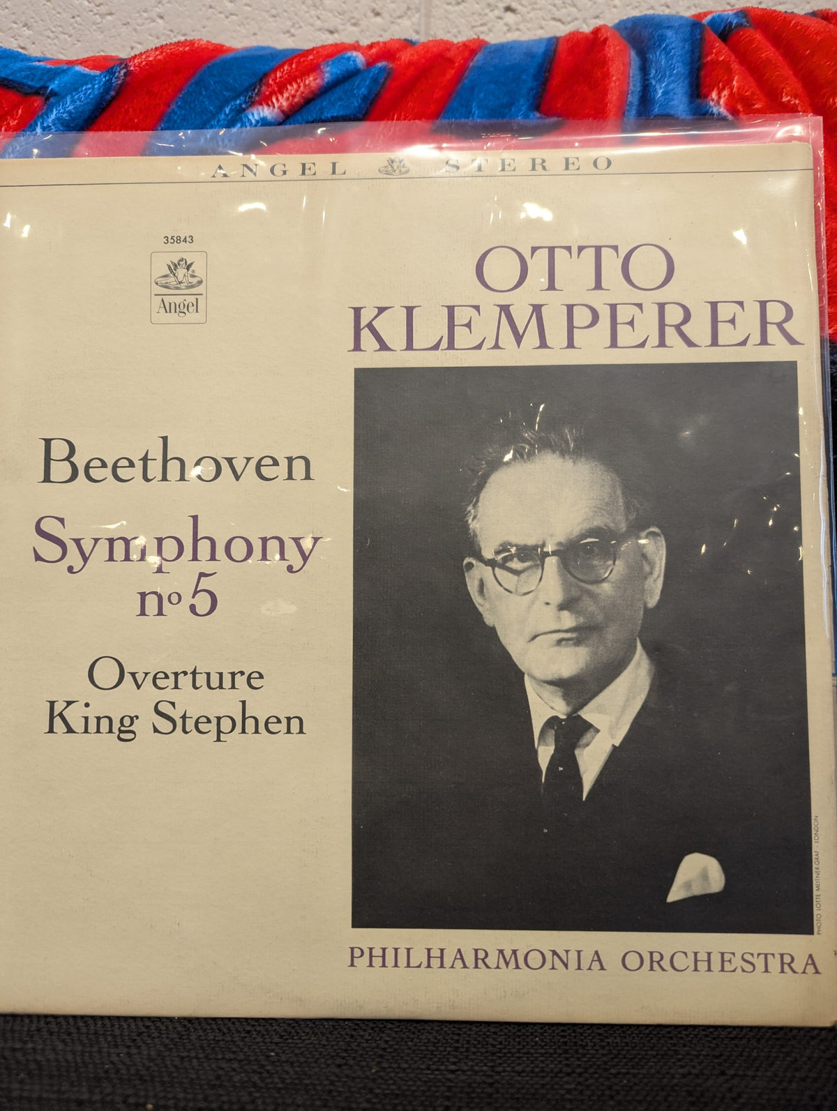 [USED] OTTO KLEMPERER Beethoven Symphony no. 5, Overture, Philharmonia LP