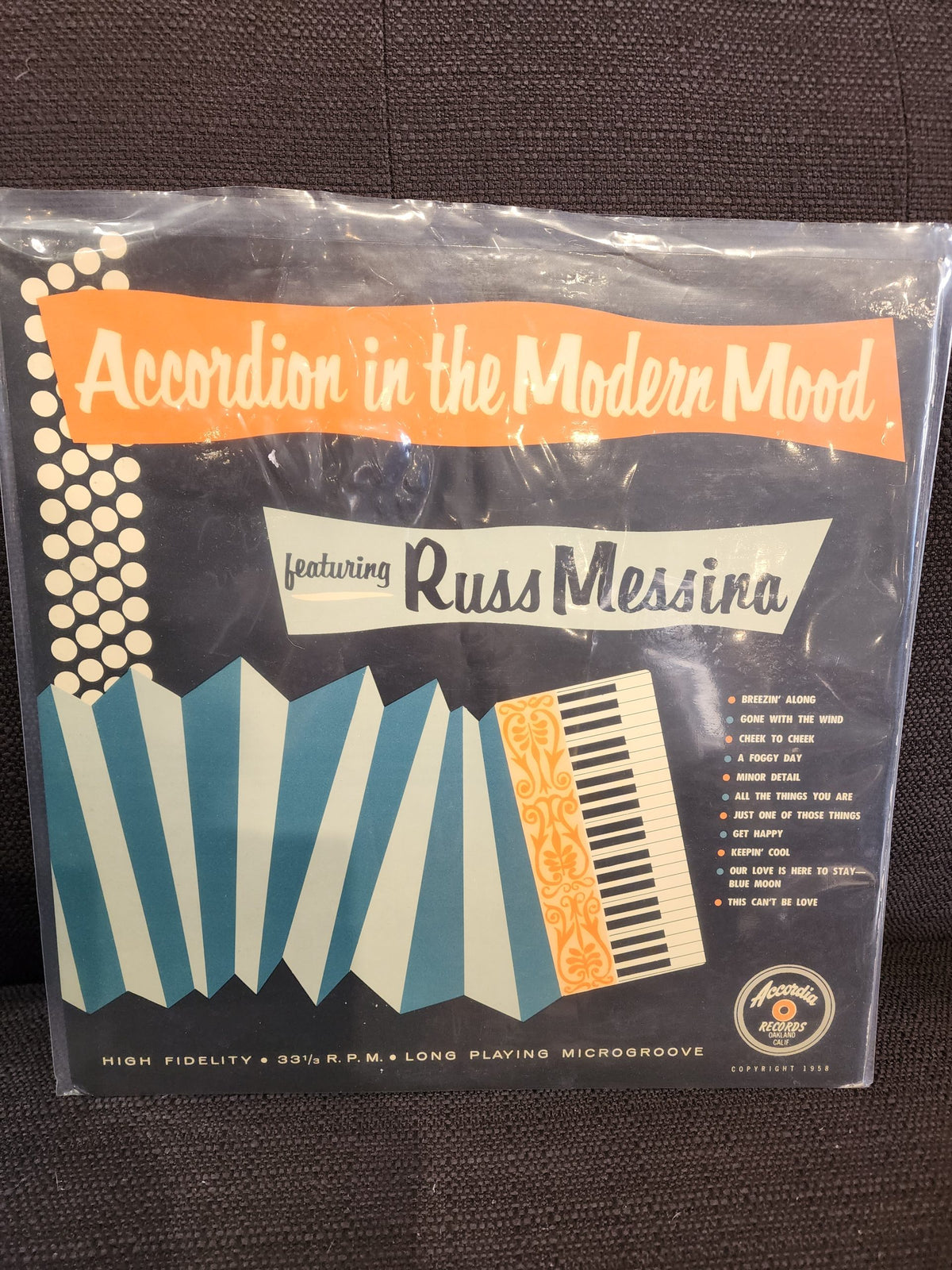 [USED] MESSINA, RUSS Accordian In The Modern Mood LP