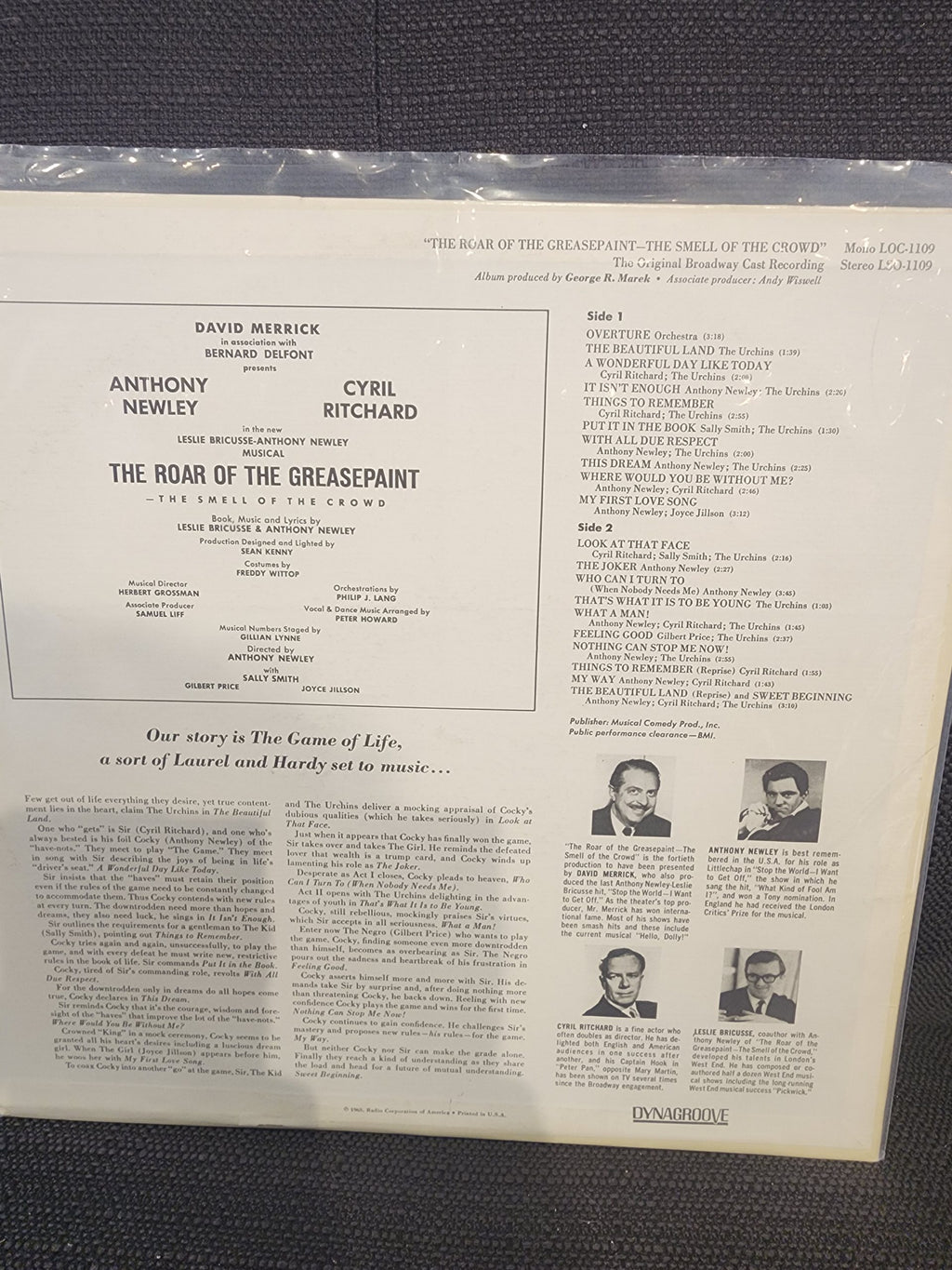 [USED] The Roar of the Greasepaint, the Smell of the Crowd LP