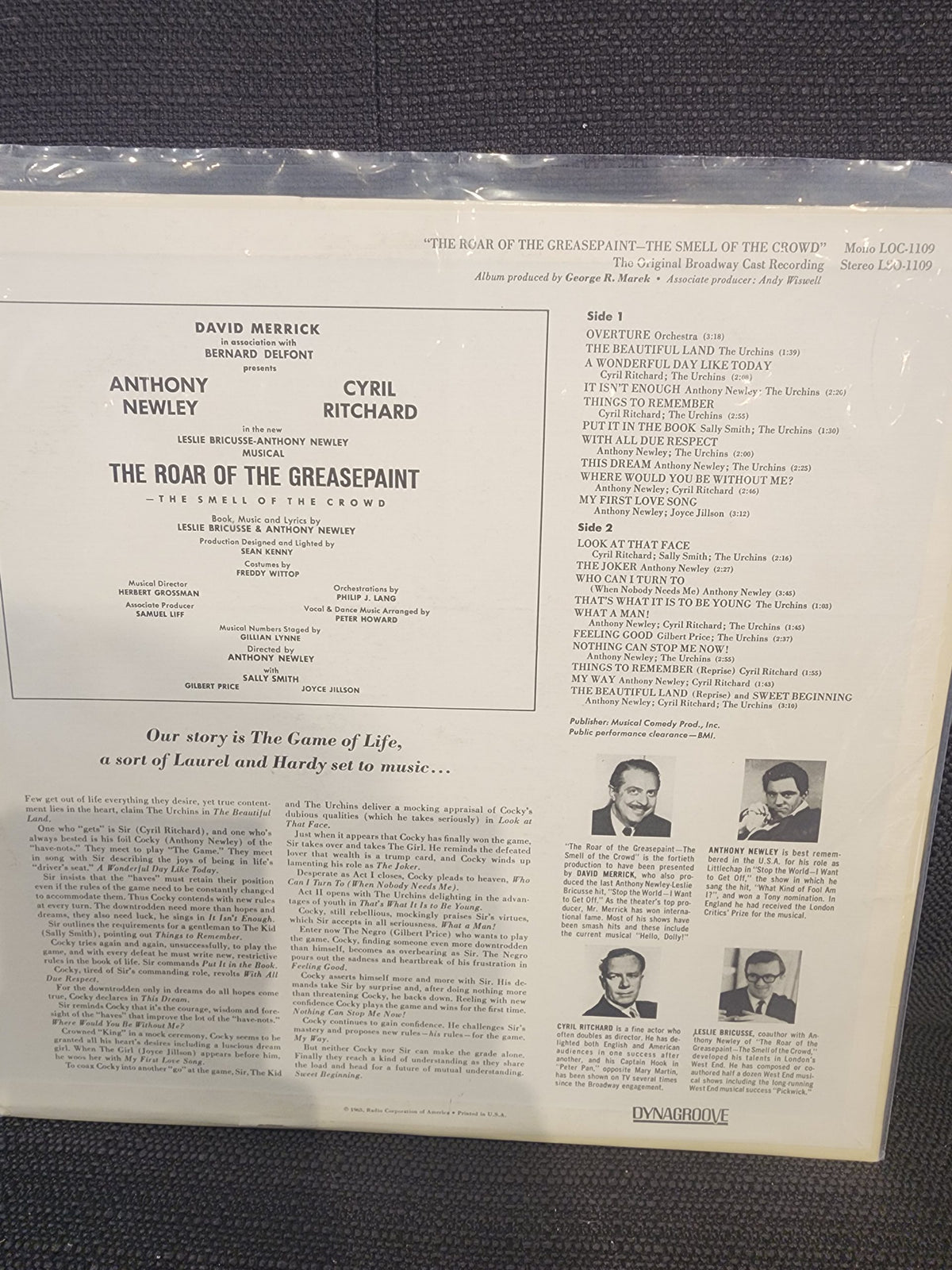 [USED] The Roar of the Greasepaint, the Smell of the Crowd LP