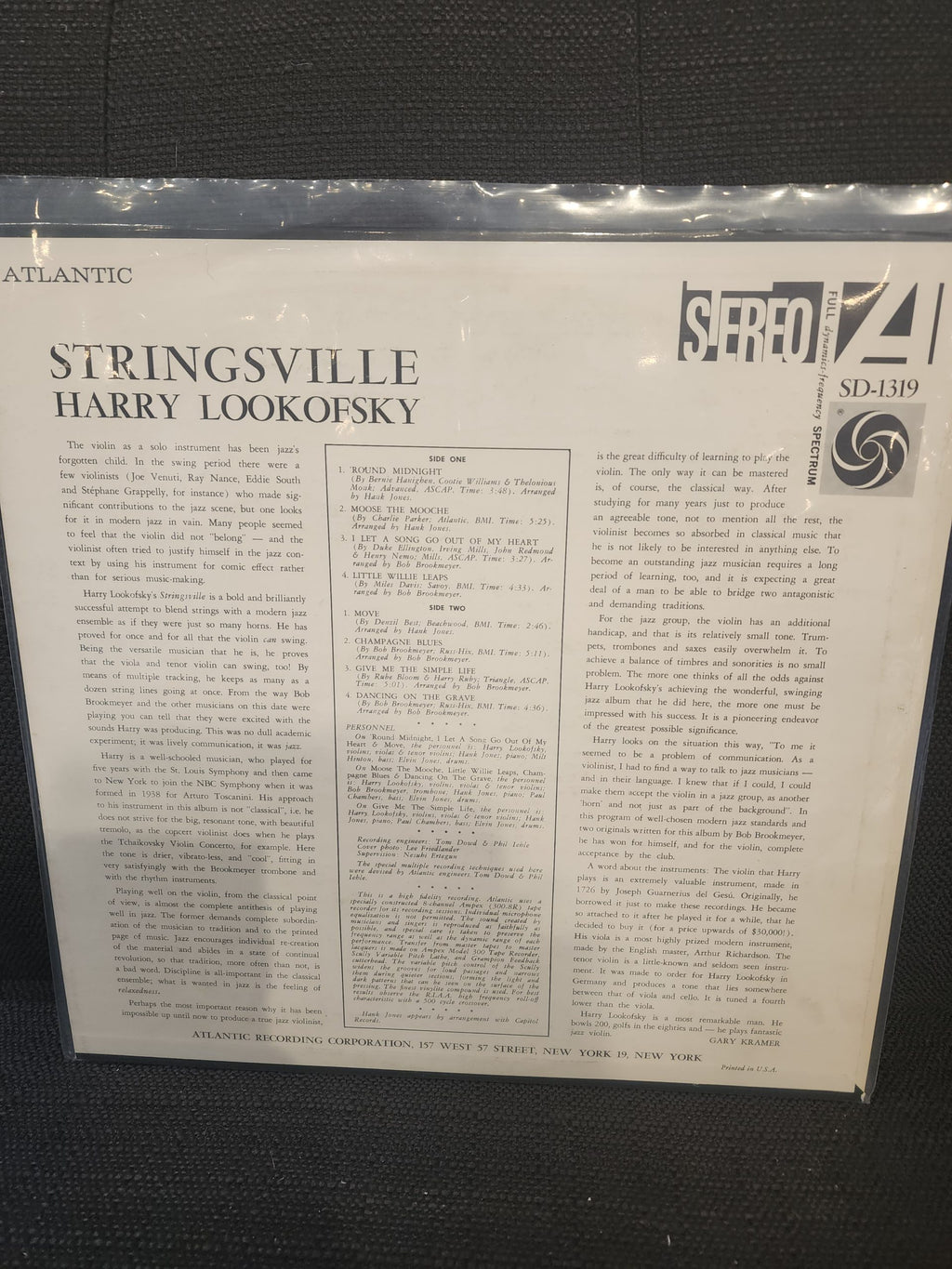 [USED] LOOKOFSKY, HARRY Stringsville LP