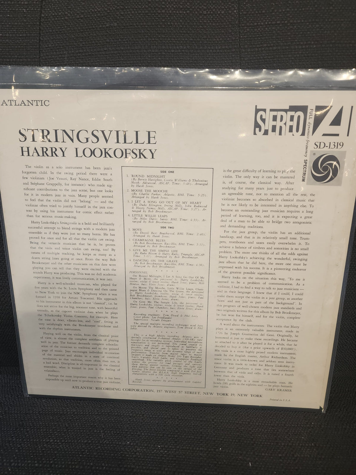 [USED] LOOKOFSKY, HARRY Stringsville LP