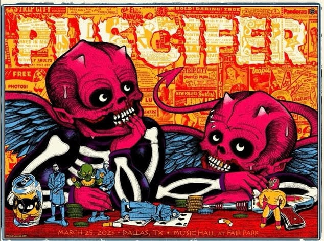 Puscifer Poster Dallas, TX 3/25/26