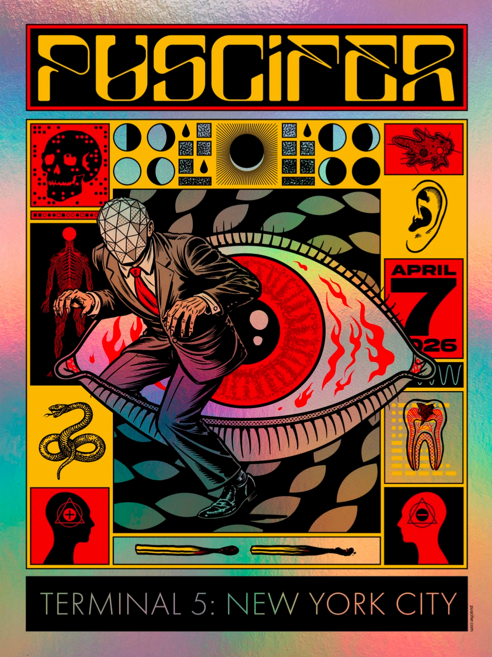 Puscifer Poster Terminal 5, NY 4/7/26