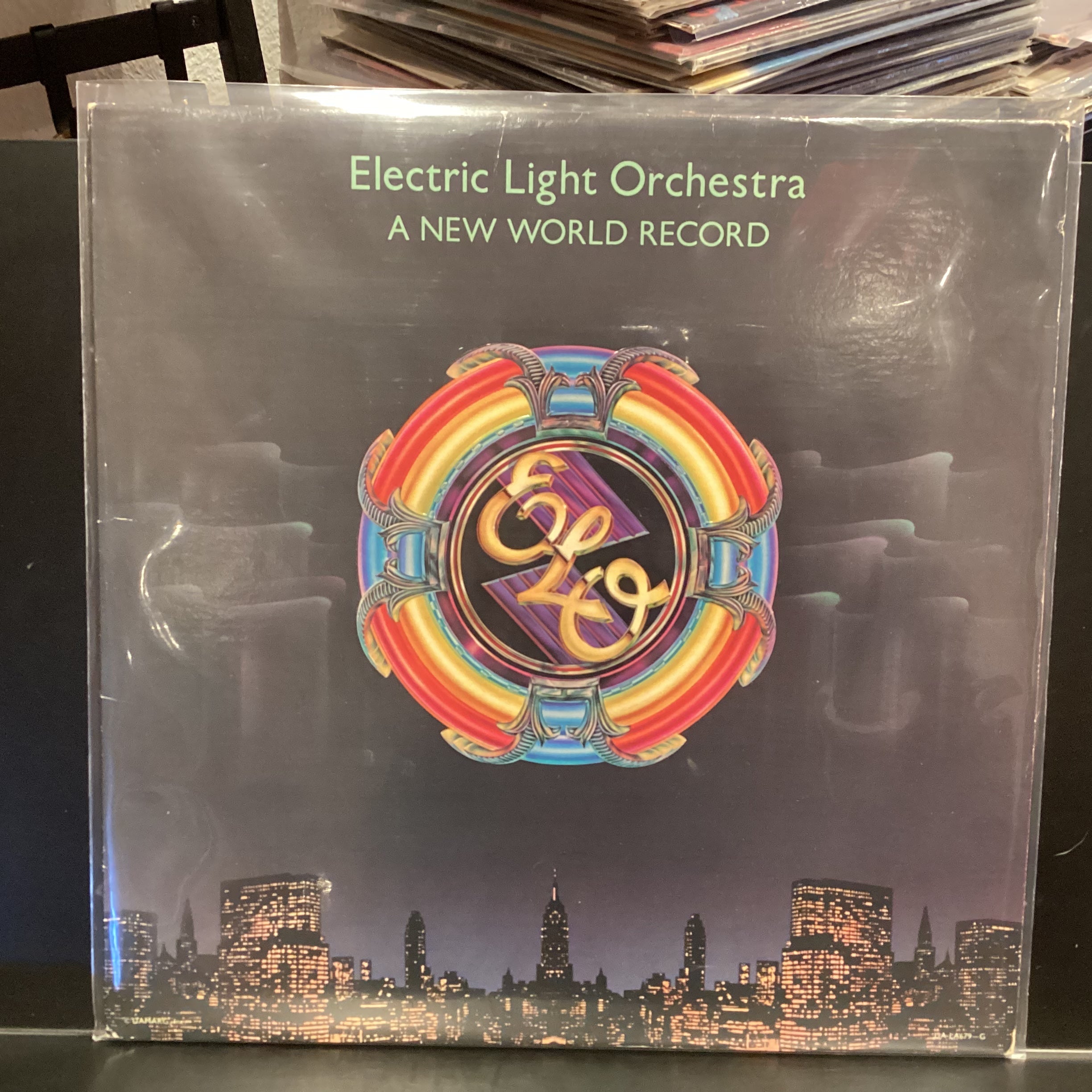[USED} ELECTRIC LIGHT ORCHESTRA A New World Record LP