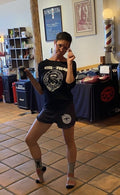 Viva La Vulva and the Sausage Party 3/4 sleeve Tee Ladies