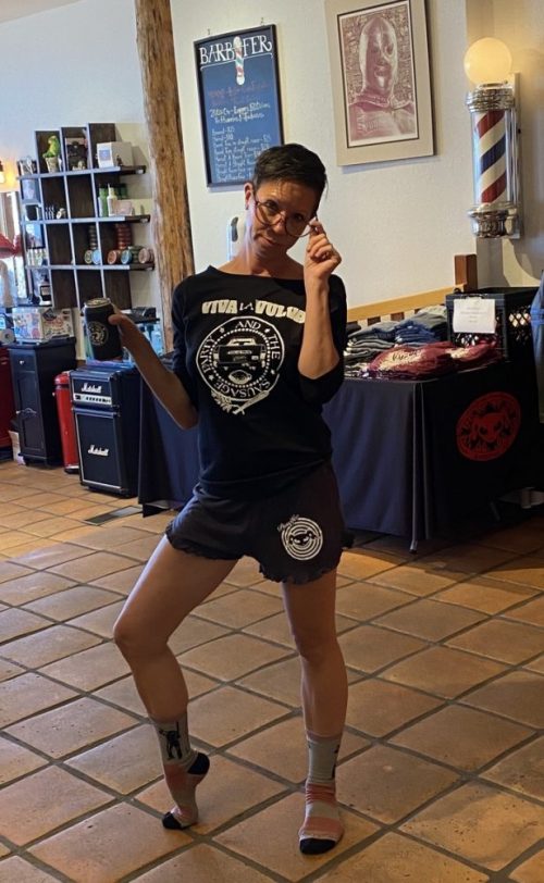 Viva La Vulva and the Sausage Party 3/4 sleeve Tee Ladies