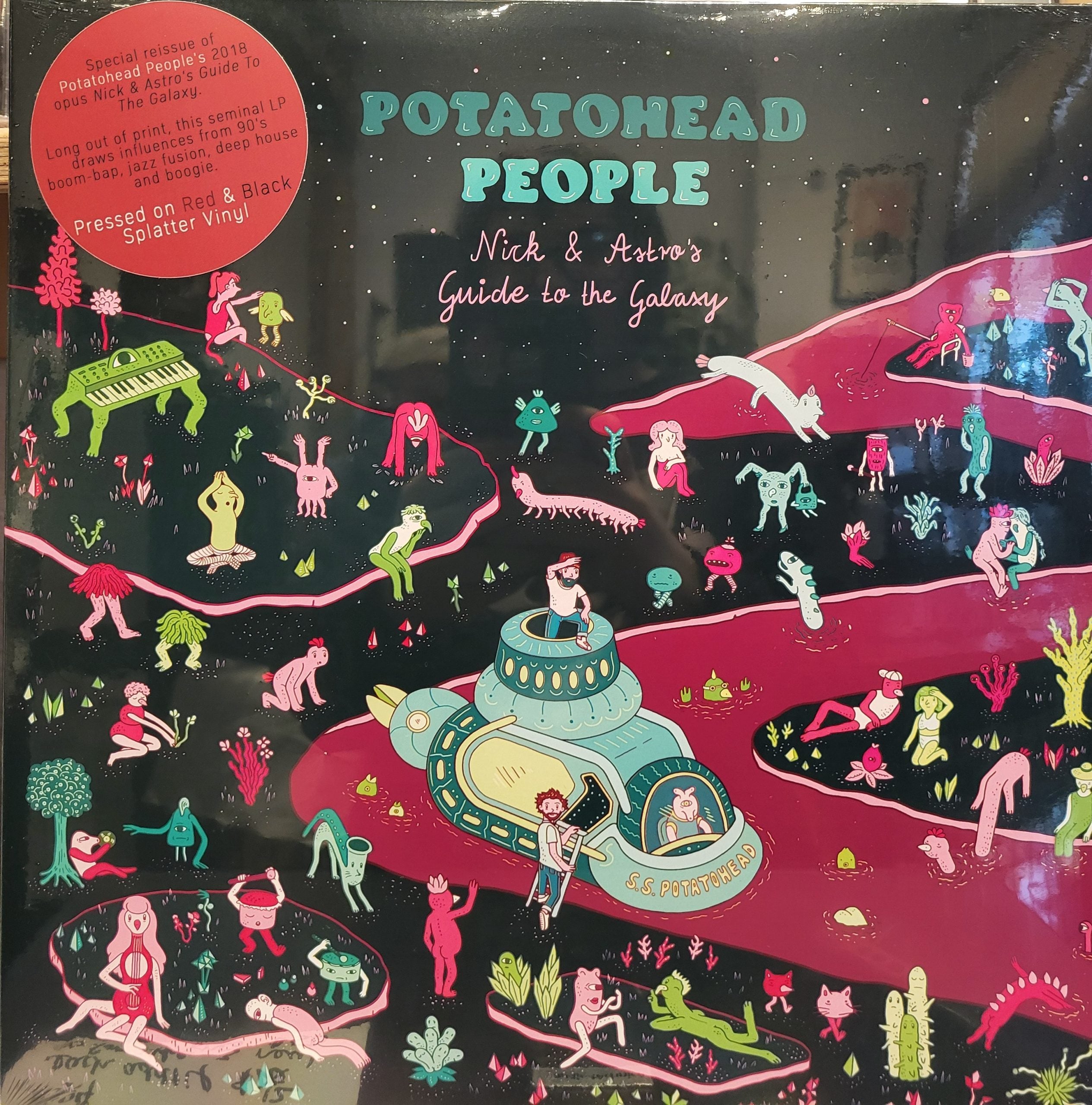 POTATOHEAD PEOPLE - NICK & ASTROS GUIDE TO THE GALAXY LP (RED AND BLACK VARIANT)