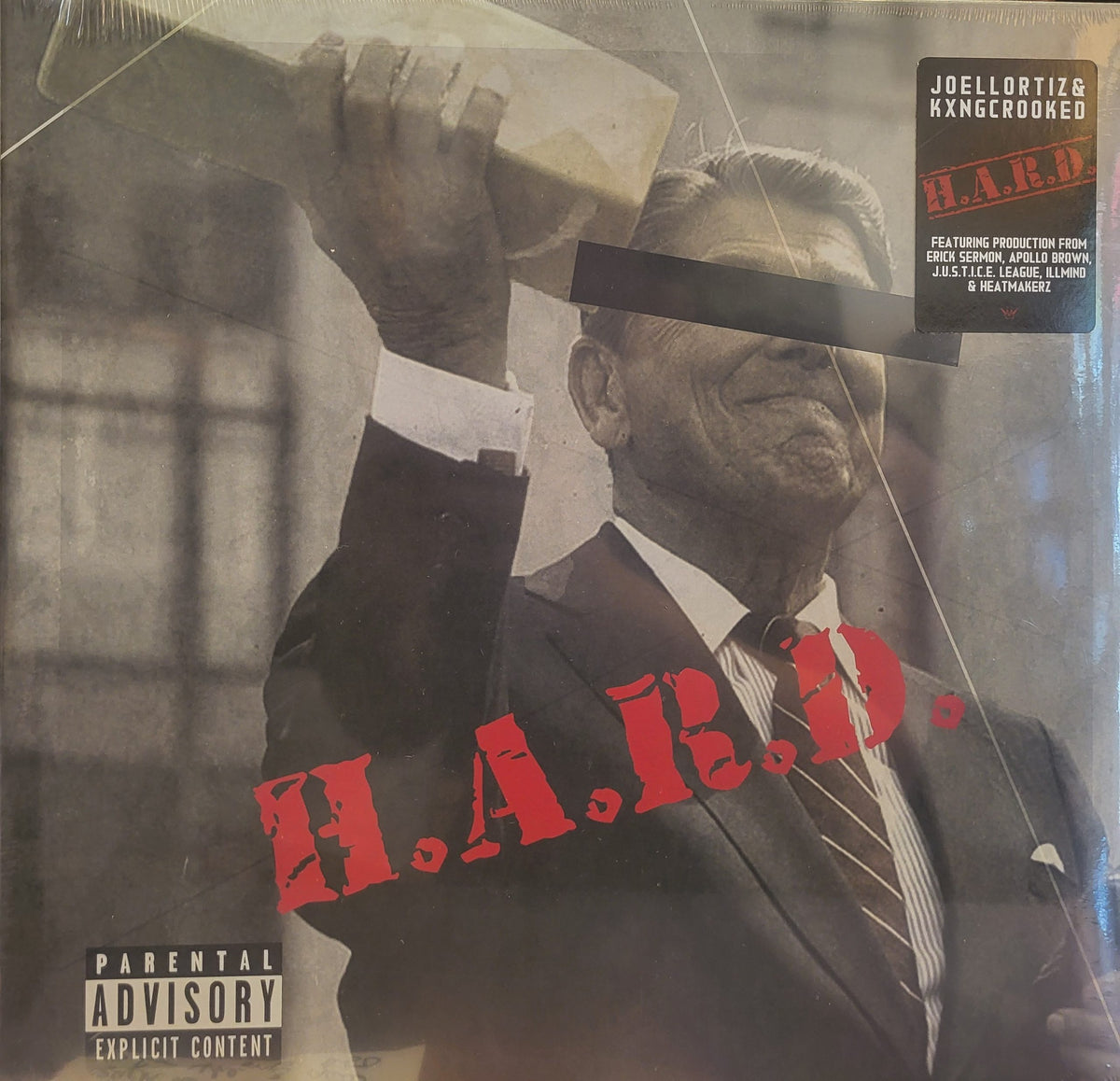 JOEL ORTIZ & KXNG CROOKED - H.A.R.D. LP (GREEN AND BLACK VARIANT)