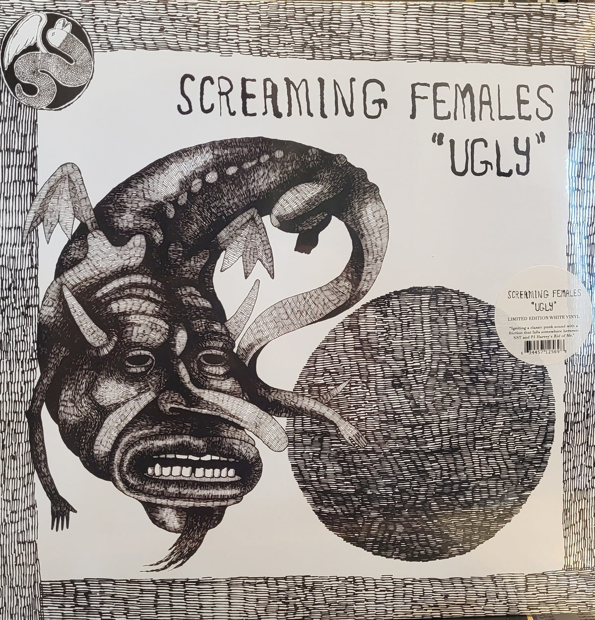 SCREAMING FEMALES - Ugly LP (WHITE VARIANT)