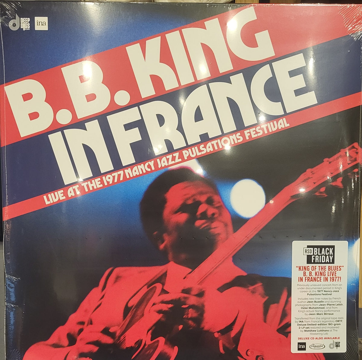 KING, B.B. - B.B. King In France: Live at the 1977 Nancy Jazz Pulsations Festival 2LP (RSD24)