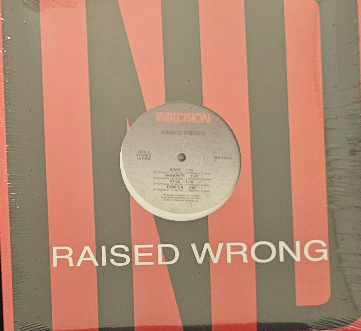 RAISED WRONG - S/T EP