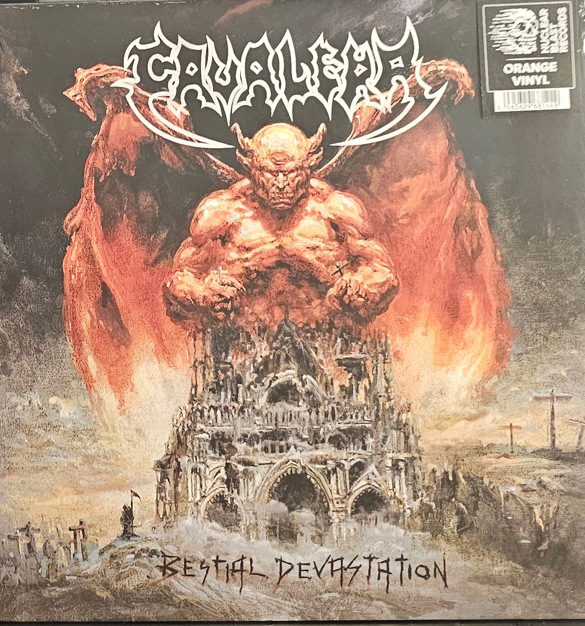 CAVALERA - Bestial Devastation LP (ORANGE VARIANT)