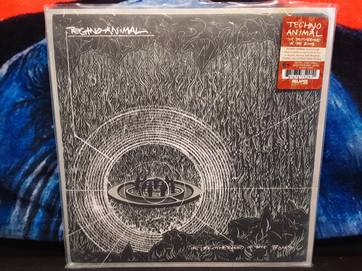 TECHNO ANIMAL - Brotherhood Of The Bomb (2LP / Forest Green - Blood Red Edition)