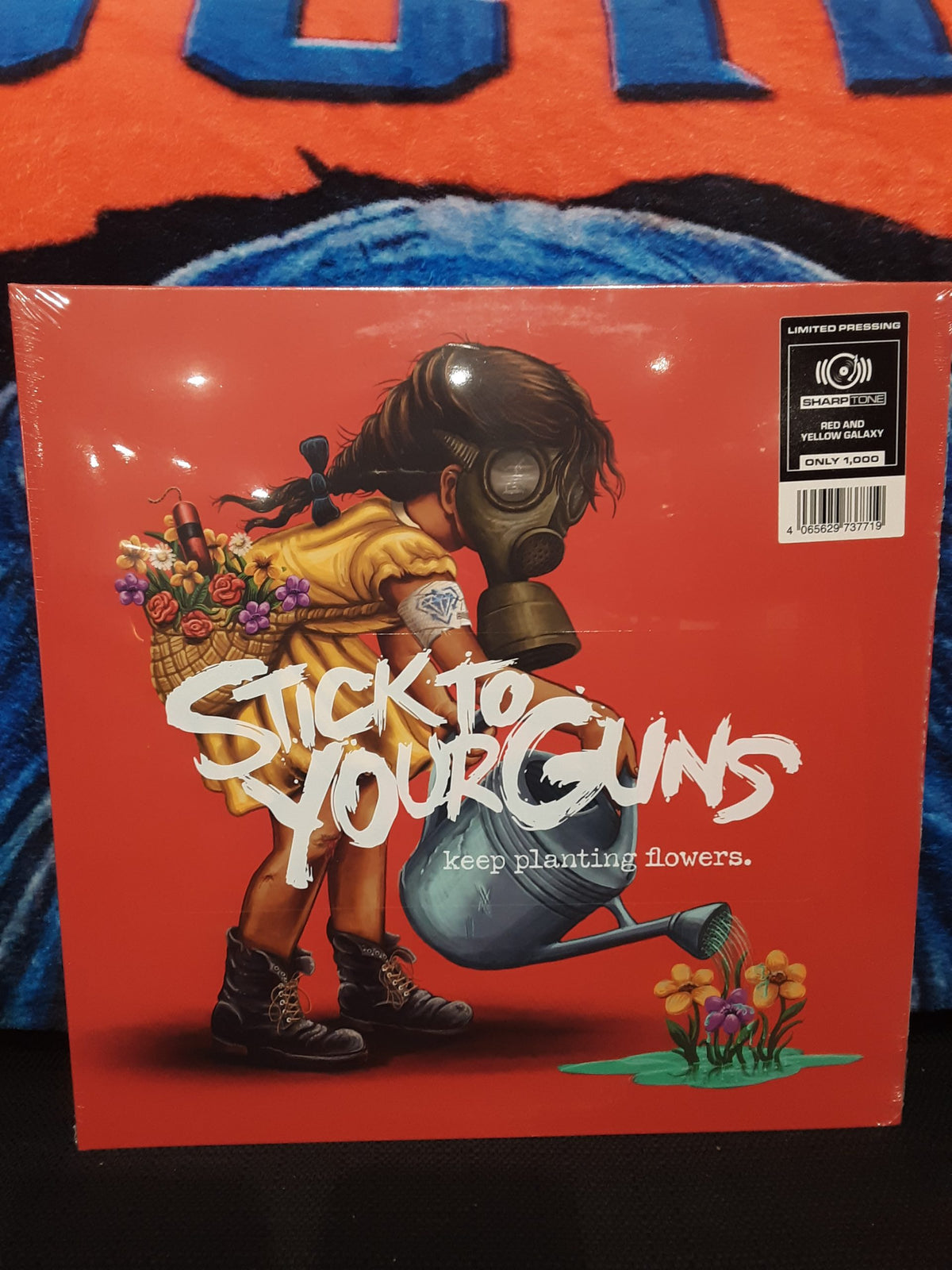STICK TO YOUR GUNS - Keep Planting Flowers. (Red & Yellow Galaxy Vinyl)