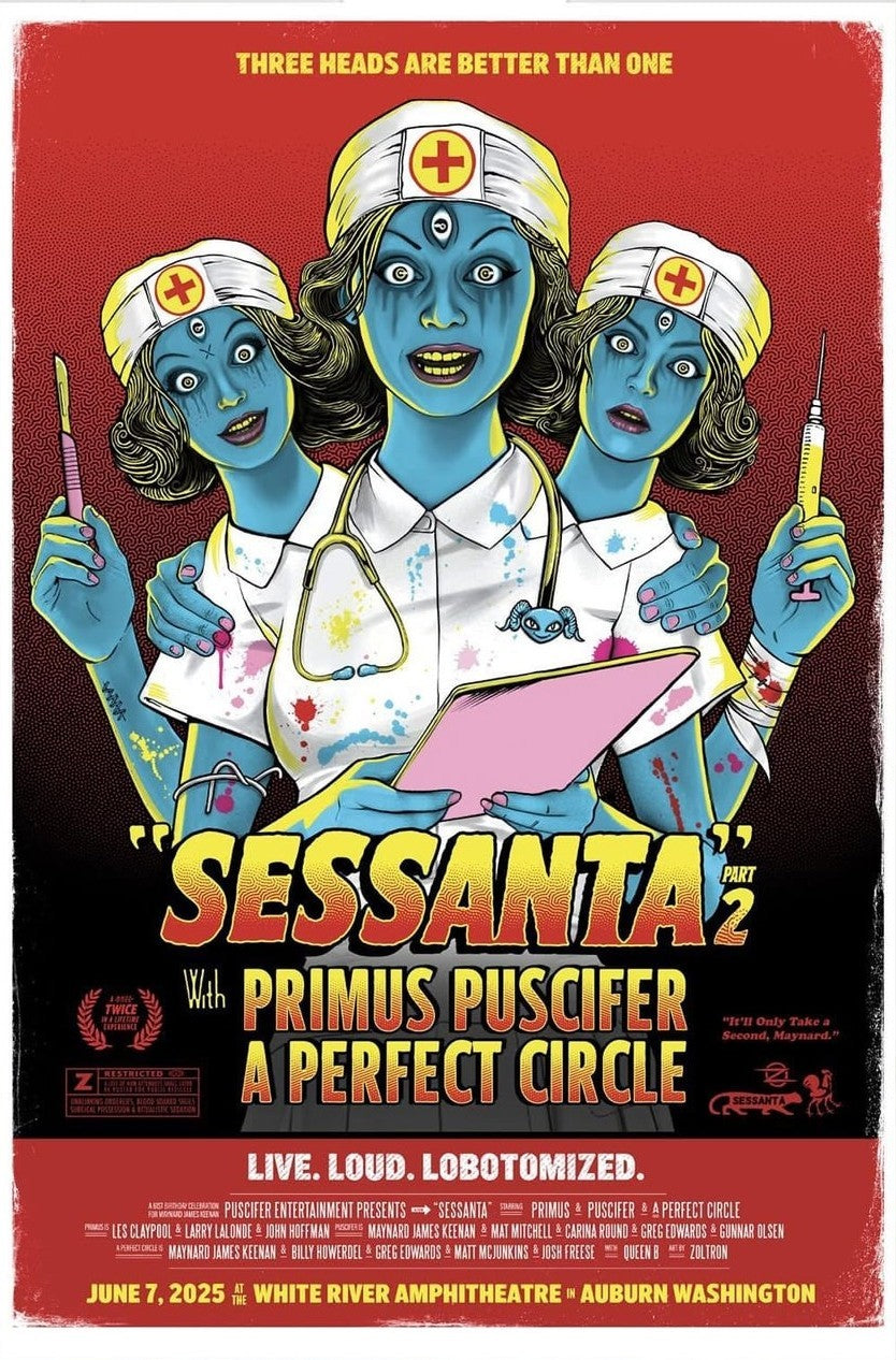 Sessanta Tour Poster 6/7/25 Auburn, WA