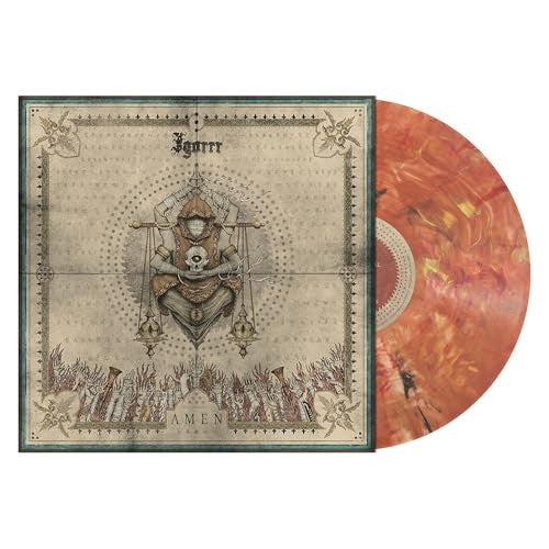 IGORRR Amen [Reddish Orange/Black/Yellow Marble] LP
