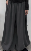 Full Length Wide Pants Grey
