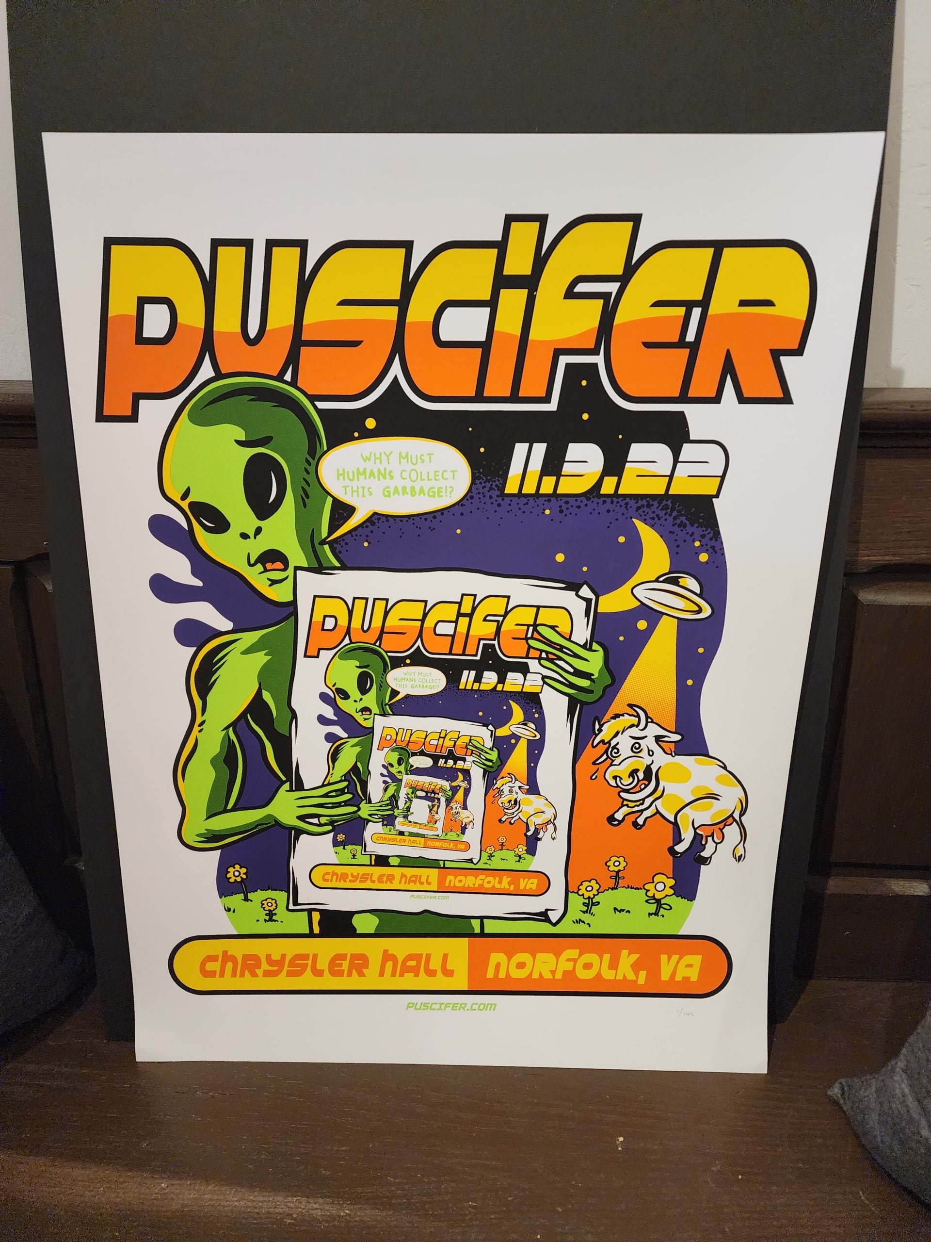 Puscifer Poster Norfolk, VA 11.3.22