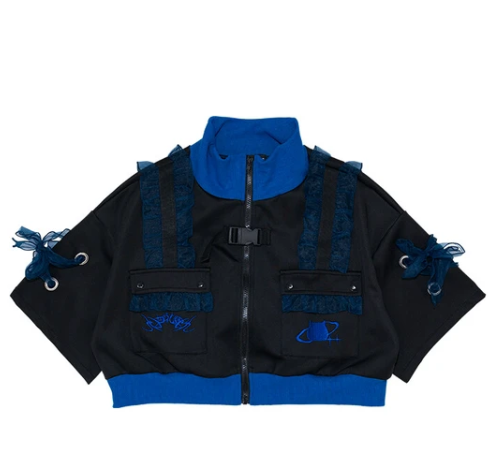 Cyber-Lace Short Sleeve Jacket