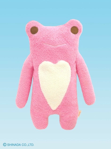 SH - Japanese Plushie Mr. FumoFumo Heart Pink Frog