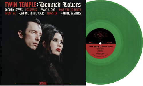 TWIN TEMPLE - Doomed Lovers [ENVY CLEAR GREEN LP]