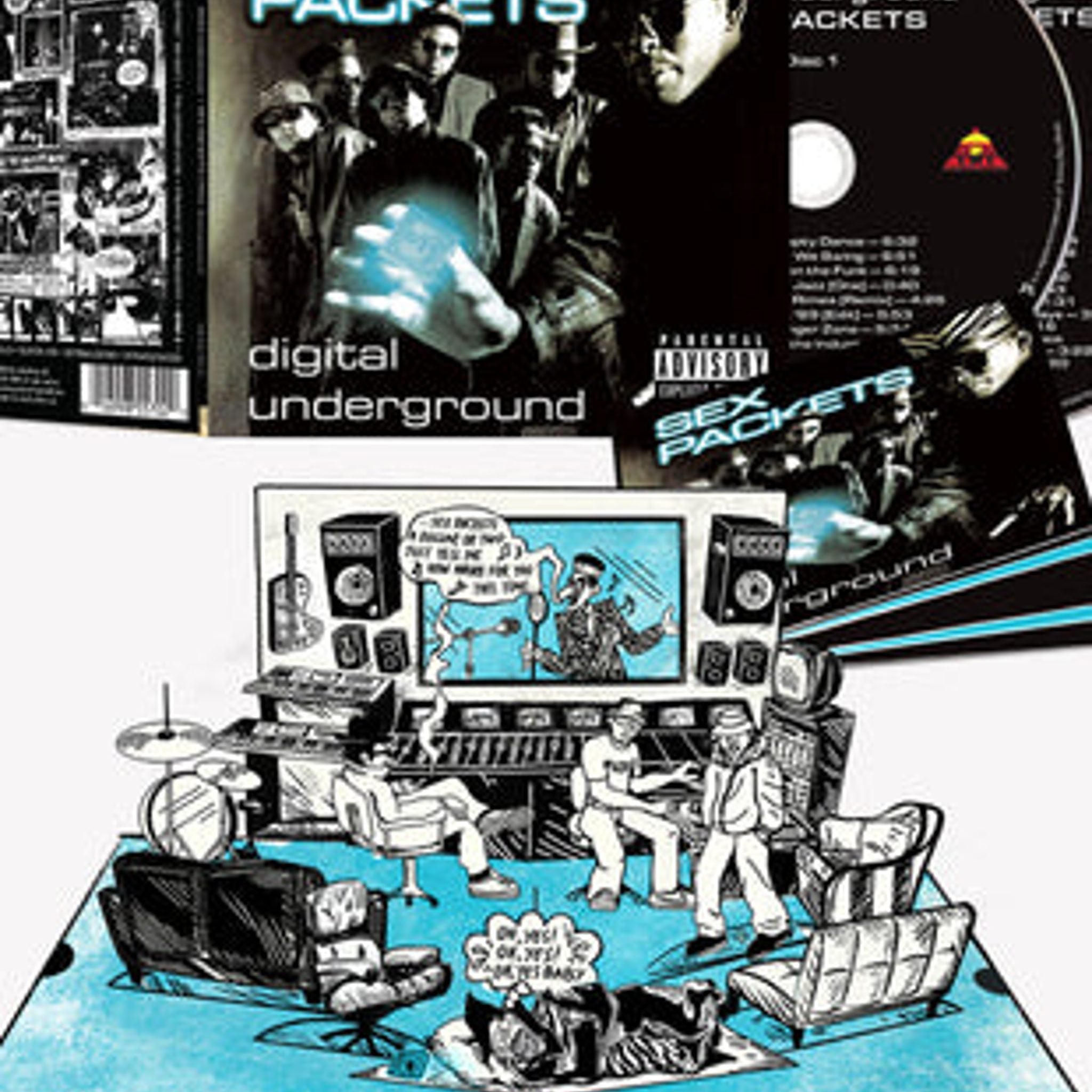 DIGITAL UNDERGROUND - Sex  Packets (35th Anniversary Edition) [Blue/Black 180g 2LP]