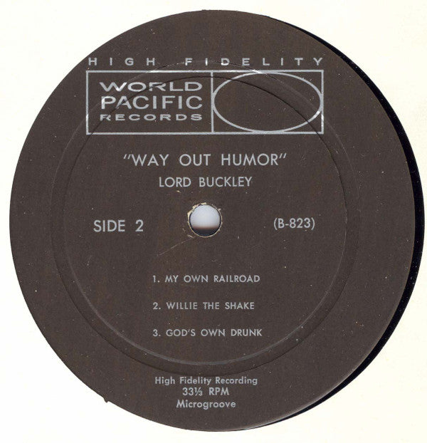 Lord Buckley : Way Out Humor (LP, Album, Mono)