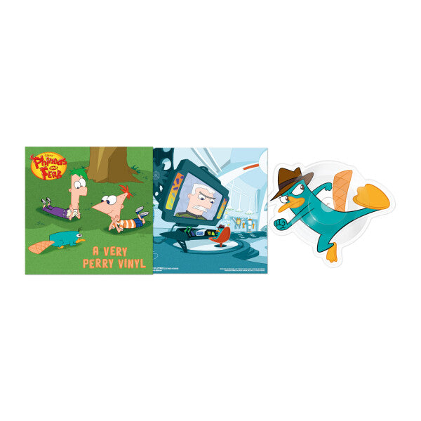 PHINEAS & FERB - Perry the Platypus/There's a Platypus Controlling Me {Agent P-Shaped 10" Pic Disc}