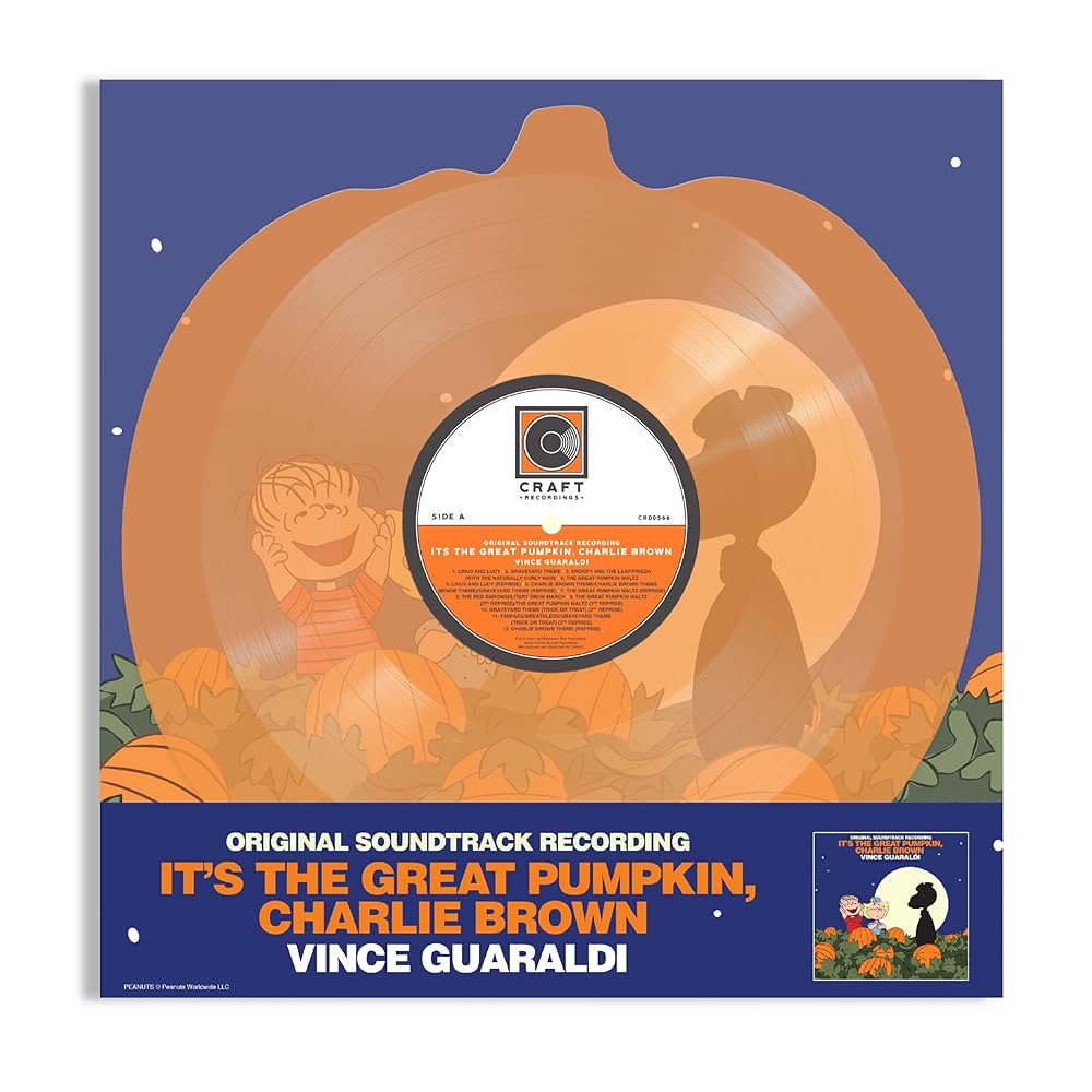 GUARALDI, VINCE - It's The Great Pumpkin, Charlie Brown {Clear Orange Pumpkin LP}