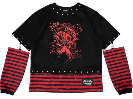 No Borders Bunny King T-Shirt - Red