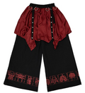 Red Kimono Style Pants