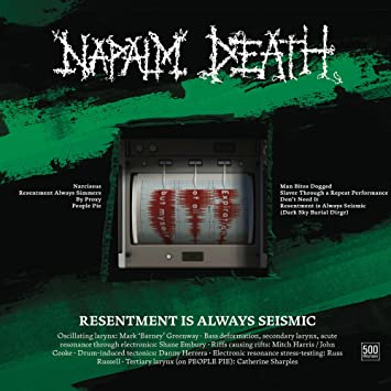 NAPALM DEATH, Resentment Is Always Seismic, LP