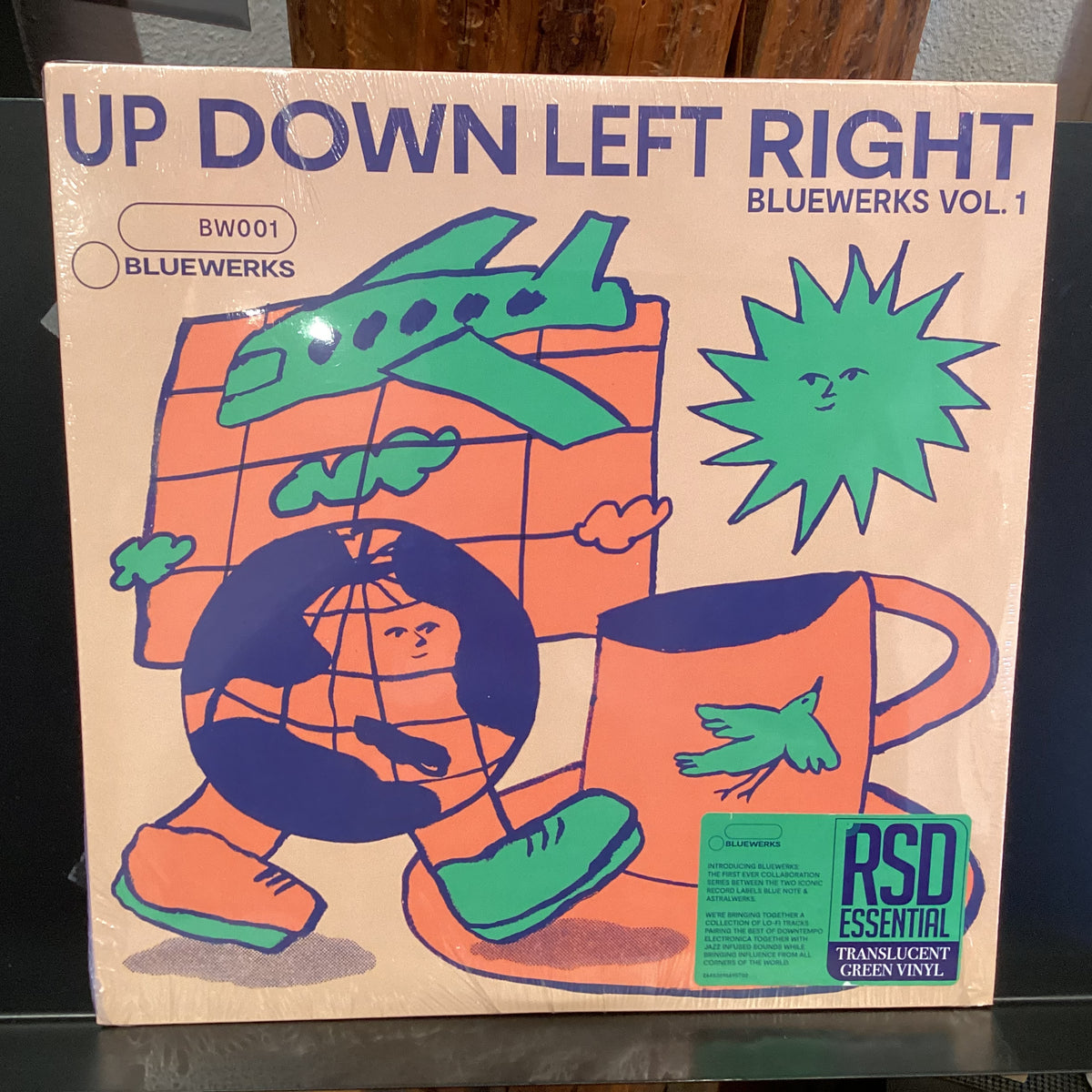 BLUEWERKS VOL 1&2  - UP DOWN LEFT RIGHT / IN FULL BLOOM (GREEN VINYL)