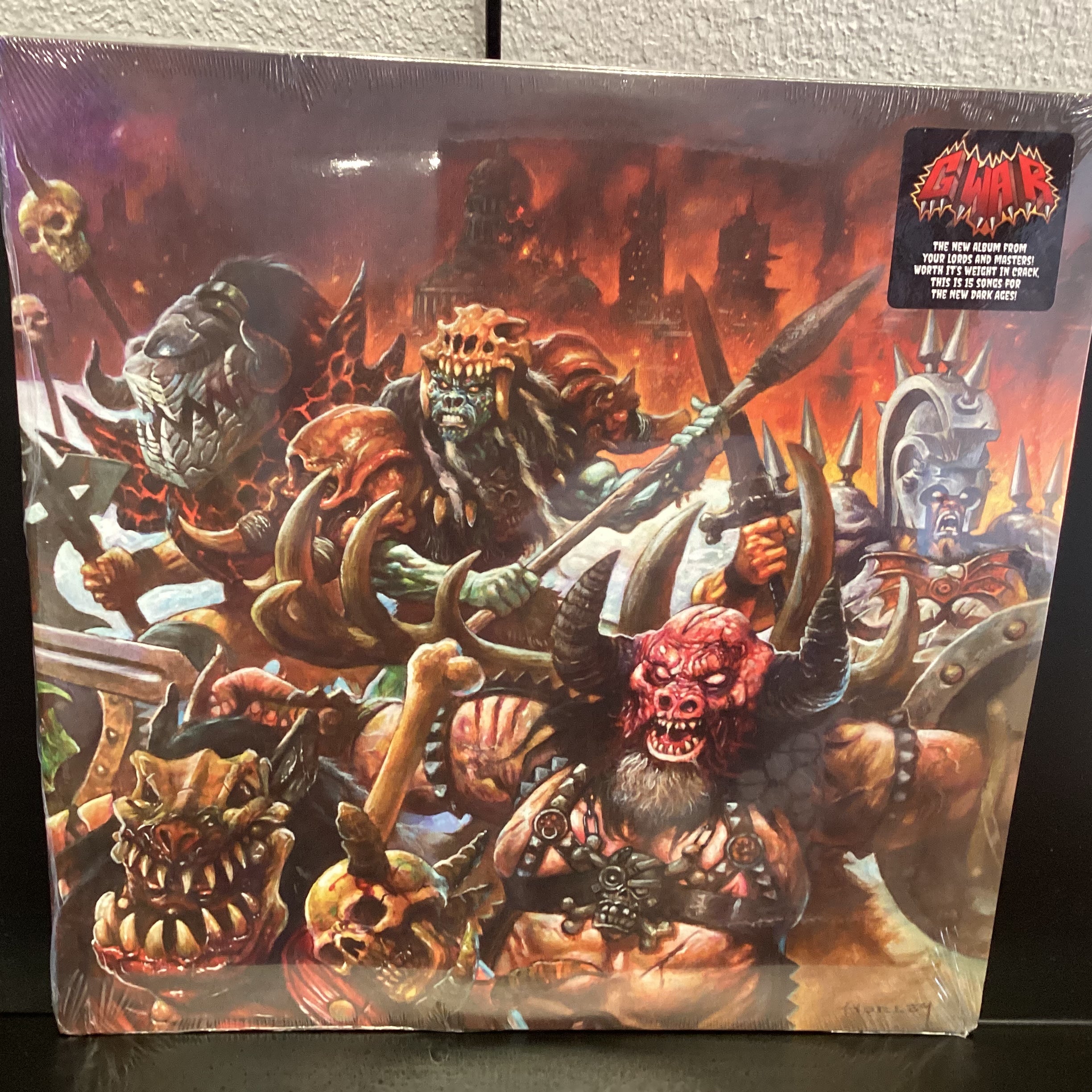 GWAR The New Dark Ages (BLACK/GOLD MARBLE VINYL)
