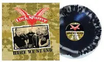 COCK SPARRER - Here We Stand [CLOUDY CLEAR, BLACK LP]