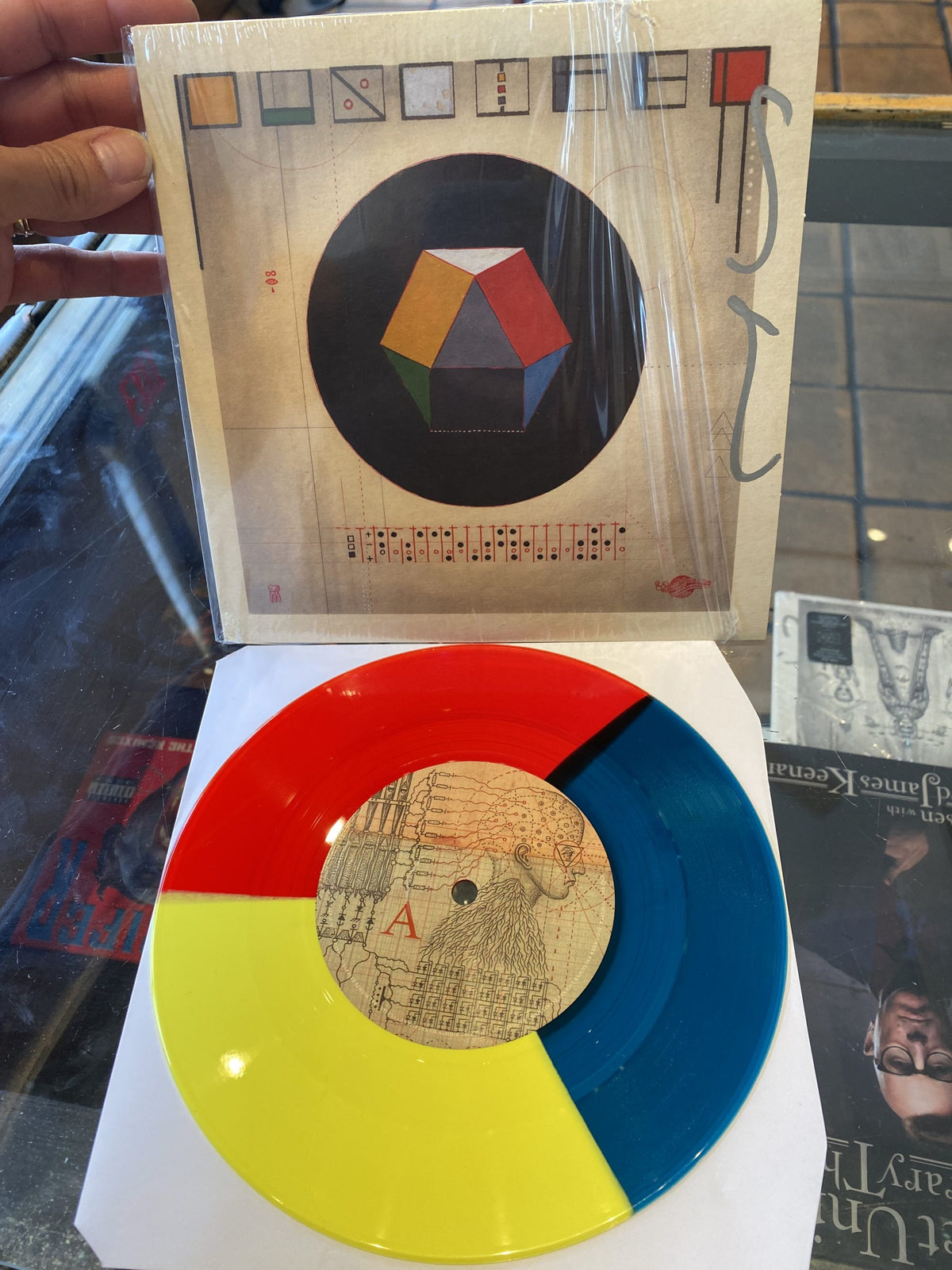 Signed Puscifer 7" Bullet Train To Iowa SEGMENT