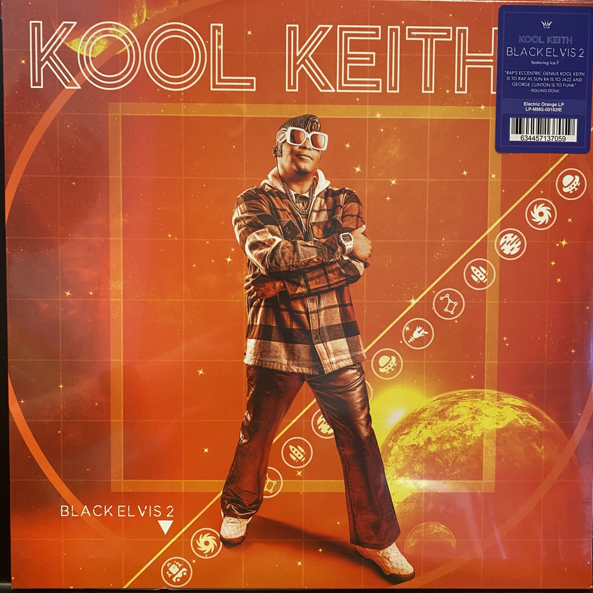 KOOL KEITH - BLACK ELVIS 2 (ELECTRIC ORANGE VINYL)