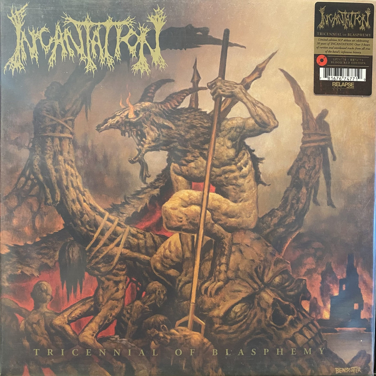 INCANTATION - TRICENNIAL OF BLASPHEMY (BLOOD RED VINYL/3LP)