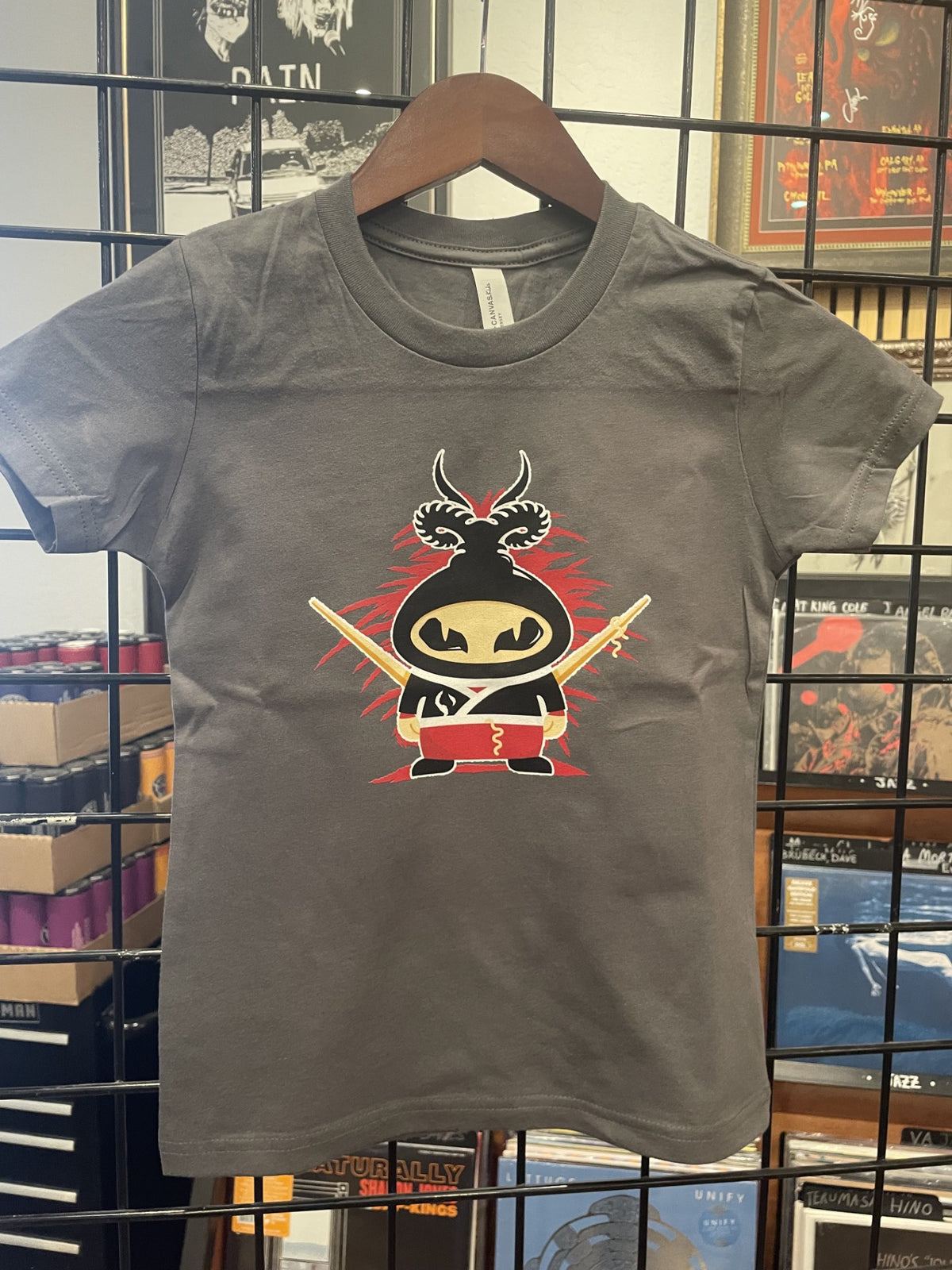Noodle Ninja Youth DTG Shirt - Grey