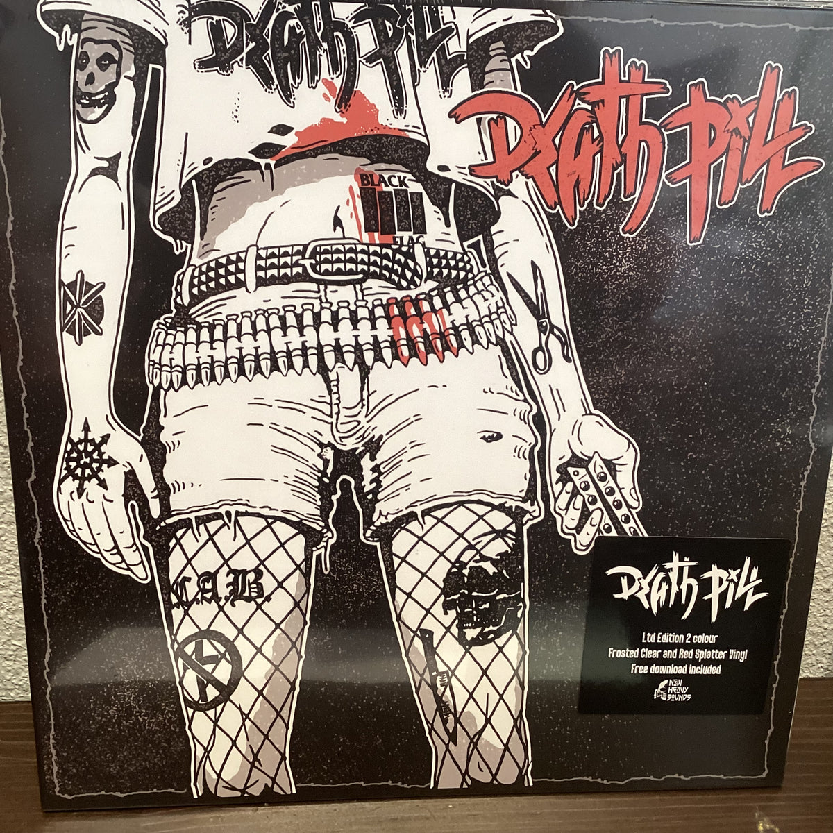 DEATH PILL - DEATH PILL (WHITE AND RED SPLATTER VINYL)