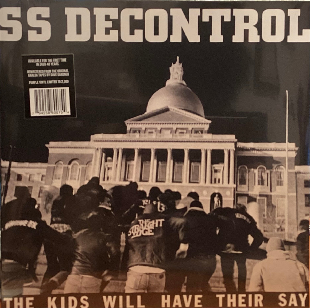 SS DECONTROL - The Kids Will Have Their Say LP