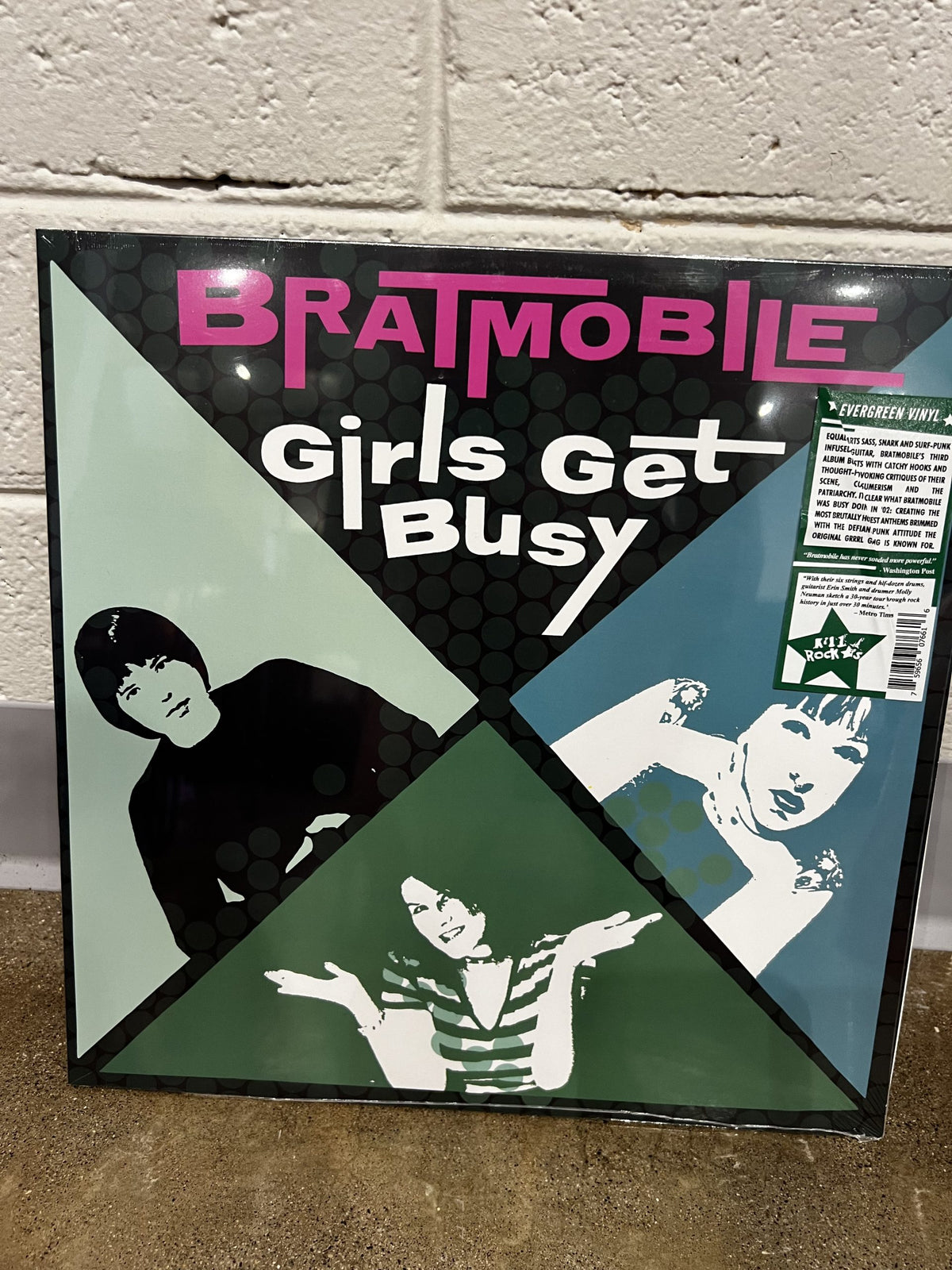 BRATMOBILE - Girls Get Busy (evergreen vinyl)