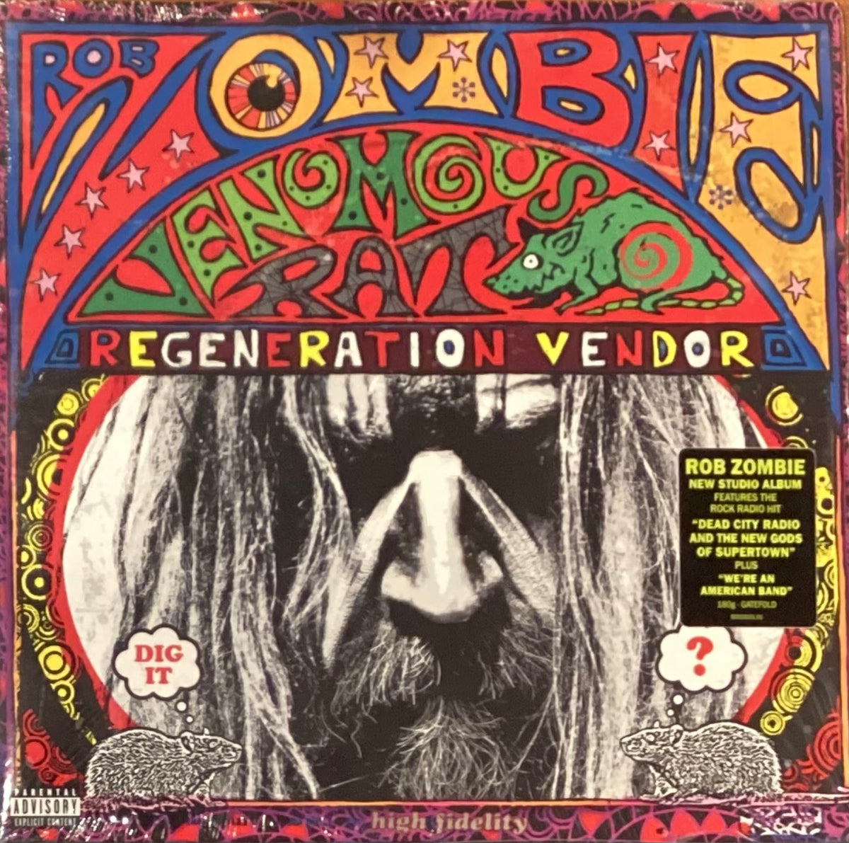 ROB ZOMBIE - Venomous Rat Regeneration Vendor [LP]