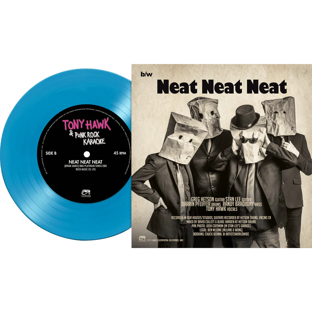 TONY HAWK - & Punk Rock Karaoke: In The City [BLUE 7"]