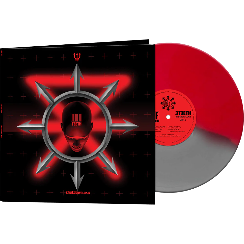 3TEETH - Shutdown.exe [RED/SILVER SPLIT LP]