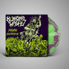 MUNICIPAL WASTE - Massive Aggressive {RSDBF Toxic Green & Purple Merge LP}